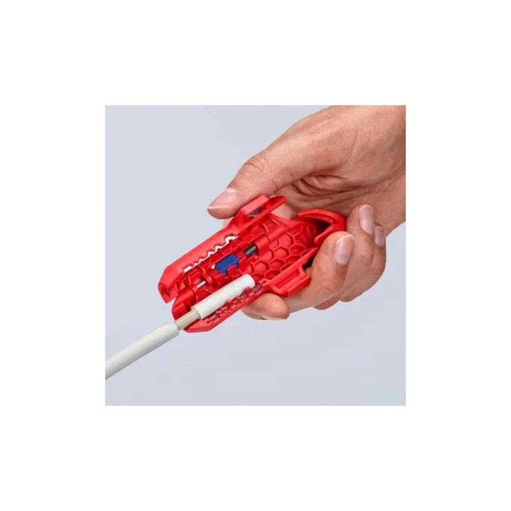KNIPEX ErgoStrip PV 16 95 03 SB – Spelacavi per cavi rotondi e solari