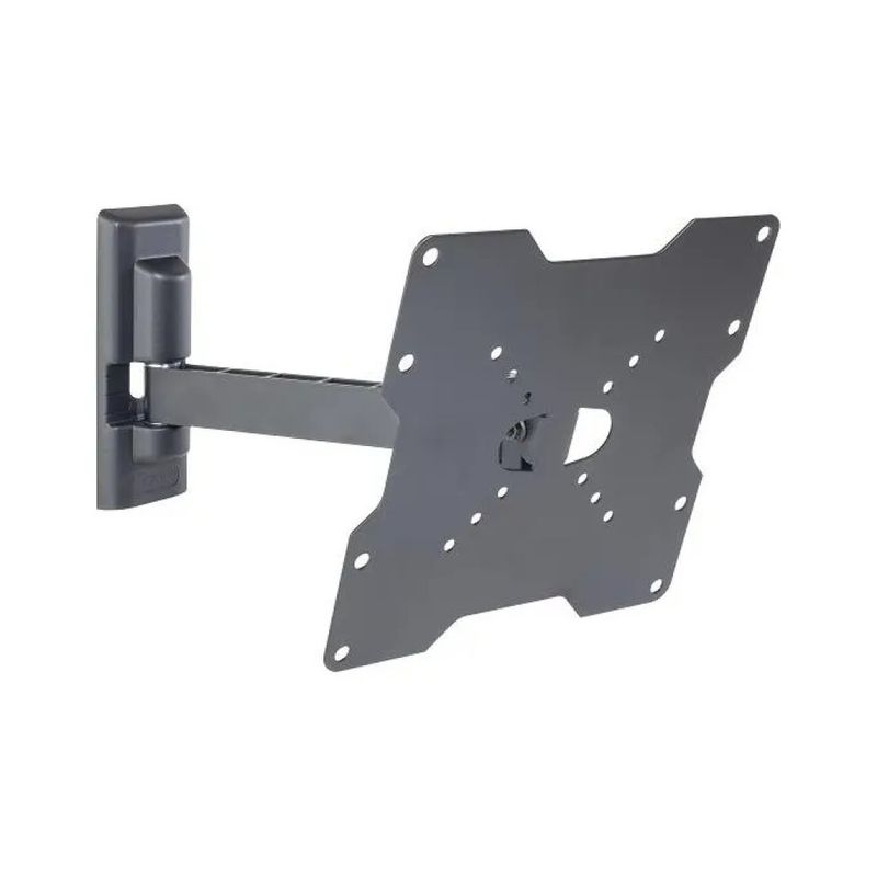 Meliconi Flatstyle ER200 – Staffa TV orientabile da parete, 26–45″, VESA 200×200, nera