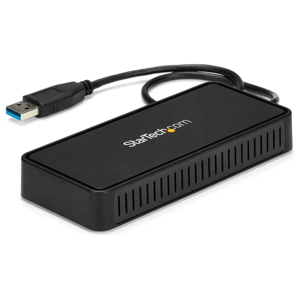 StarTech.com Mini Dock USB-A 3.0 Dual Monitor con DisplayPort 4K 60 Hz e Gigabit Ethernet StarTech.com Mini Dock USB-A 3.0 Dual Monitor con DisplayPort 4K 60 Hz e Gigabit Ethernet