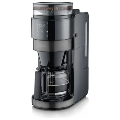 Severin KA 4830 – Macchina da caffè con macinatore integrato, 10 tazze, 900 W, nera