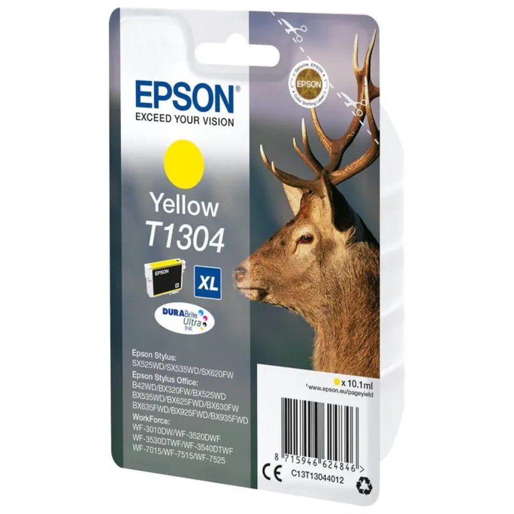 Epson Cartuccia Epson T1304 XL Giallo DURABrite Ultra