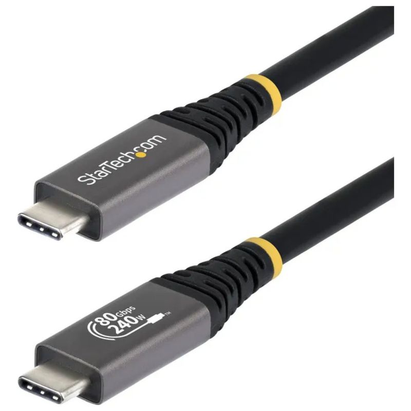 StarTech.com Cavo USB4 USB-C 80Gbps, 240W, 50 cm