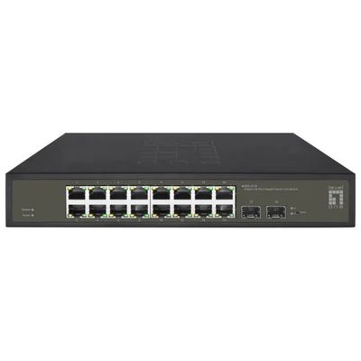 LEVEL ONE LevelOne GES-2118 Switch gestito L2 Gigabit a 16 porte con 2 slot SFP