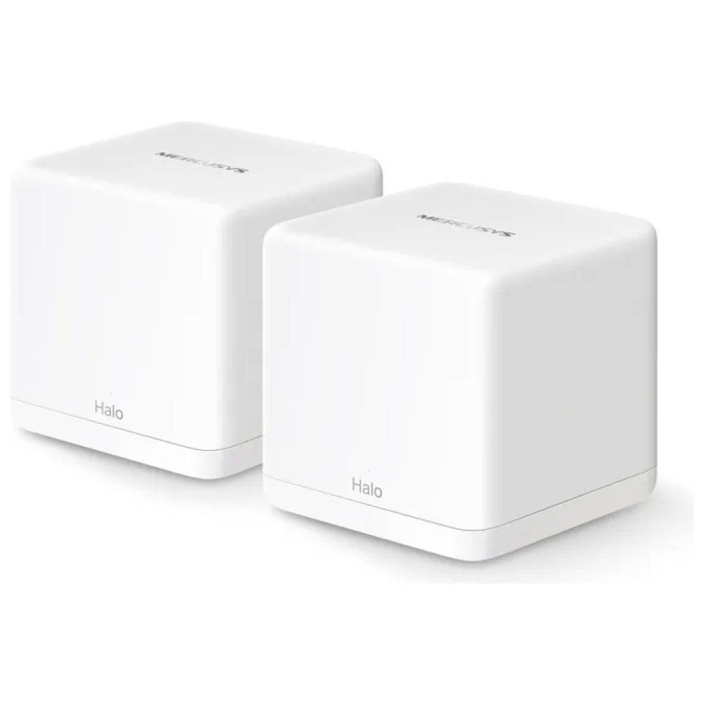 Mercusys Halo H60X Sistema Wi-Fi Mesh 6 AX1500, Dual Band, confezione da 2 unità, Bianco