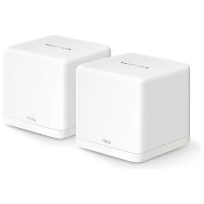 Mercusys Halo H60X Sistema Wi-Fi Mesh 6 AX1500, Dual Band, confezione da 2 unità, Bianco Mercusys Halo H60X Sistema Wi-Fi Mesh 6 AX1500, Dual Band, confezione da 2 unità, Bianco