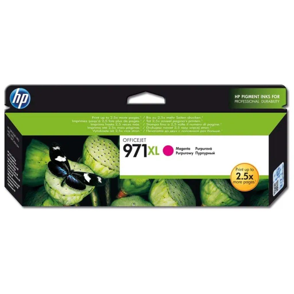 HP 971XL CN627AE Cartuccia Originale Magenta ad Alta Capacità