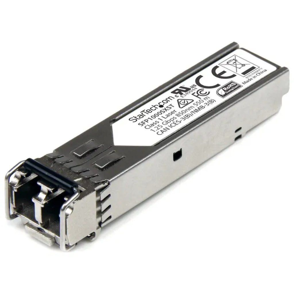 StarTech.com SFP1000SXST Ricetrasmettitore SFP Gigabit 1000BASE-SX, LC, 550 m StarTech.com SFP1000SXST Ricetrasmettitore SFP Gigabit 1000BASE-SX, LC, 550 m