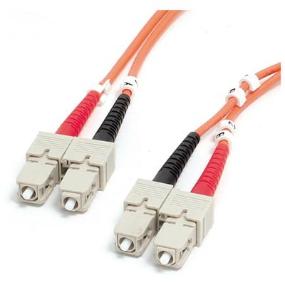 StarTech Cavo Fibra Ottica Multimodale OM1 SC-SC Duplex, 2 m, LSZH, Arancione StarTech Cavo Fibra Ottica Multimodale OM1 SC-SC Duplex, 2 m, LSZH, Arancione