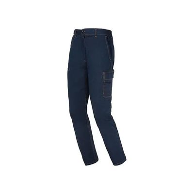 Issaline Europa Top 8030TE004004 – Pantalone da lavoro blu, XL