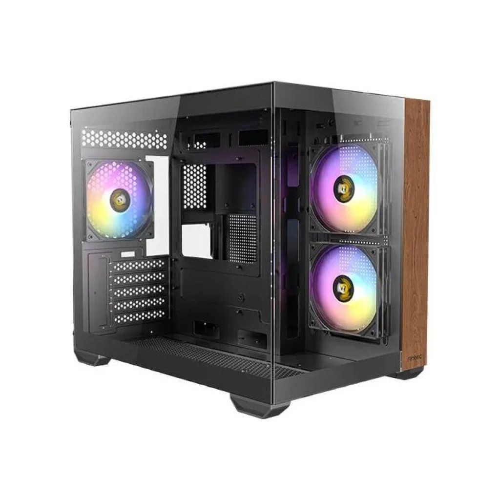 Antec CX600M Wood ARGB Case Micro-ATX Nero con Vetro Temperato Antec CX600M Wood ARGB Case Micro-ATX Nero con Vetro Temperato