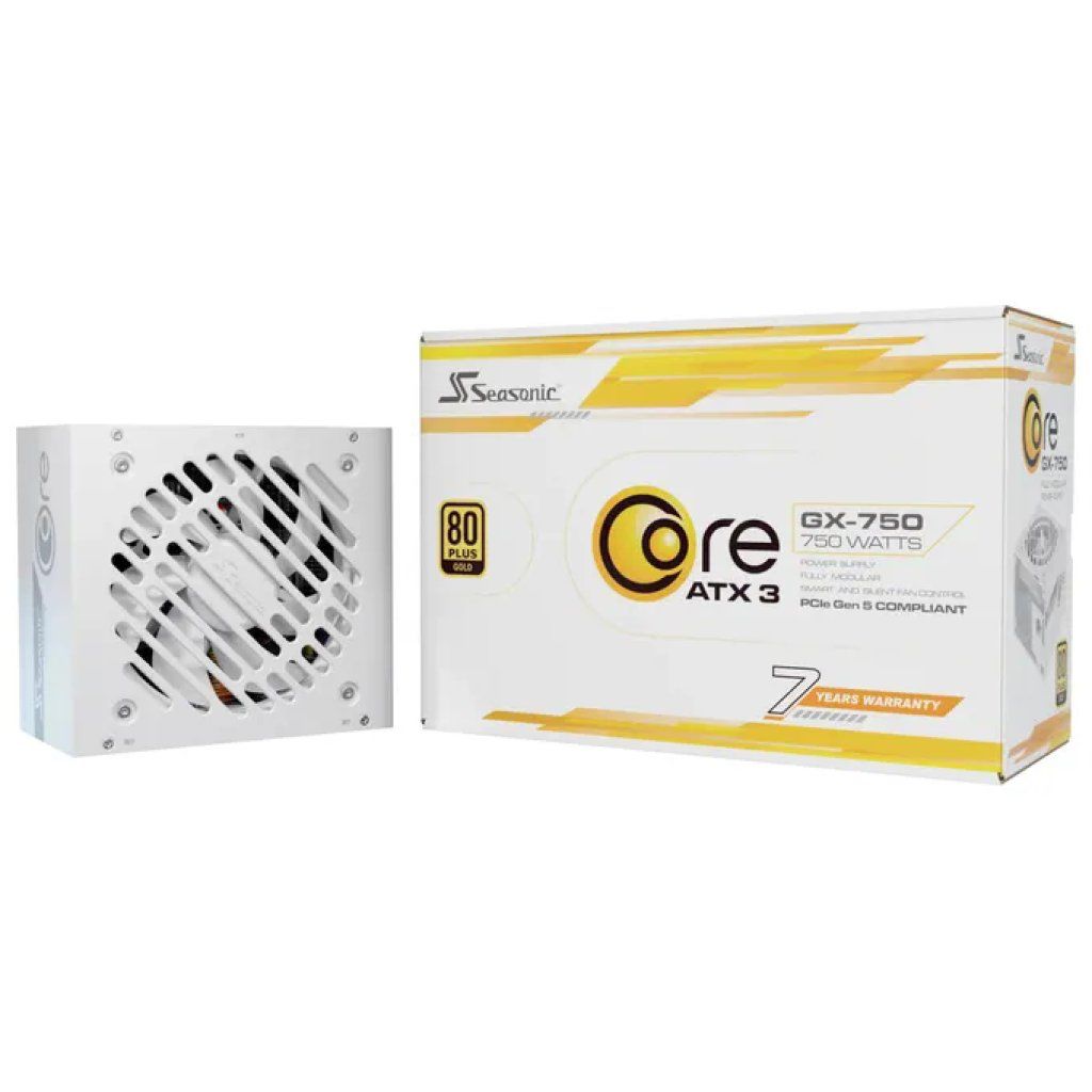 Seasonic CORE GX-750 Alimentatore ATX 750 W 80 PLUS Gold Bianco Seasonic CORE GX-750 Alimentatore ATX 750 W 80 PLUS Gold Bianco