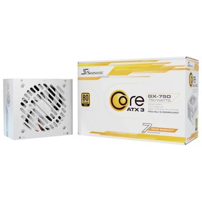 Seasonic CORE GX-750 Alimentatore ATX 750 W 80 PLUS Gold Bianco