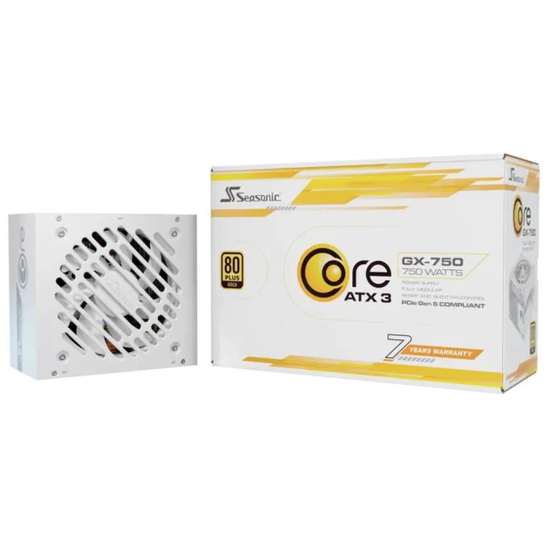 Seasonic CORE GX-750 Alimentatore ATX 750 W 80 PLUS Gold Bianco