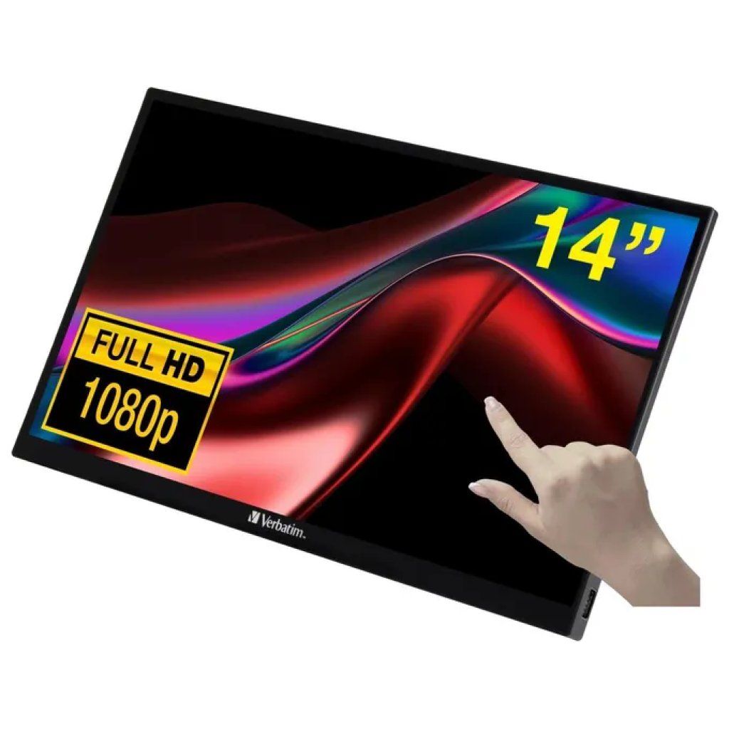 Verbatim PMT-14 Monitor Portatile Touchscreen 14" Full HD IPS