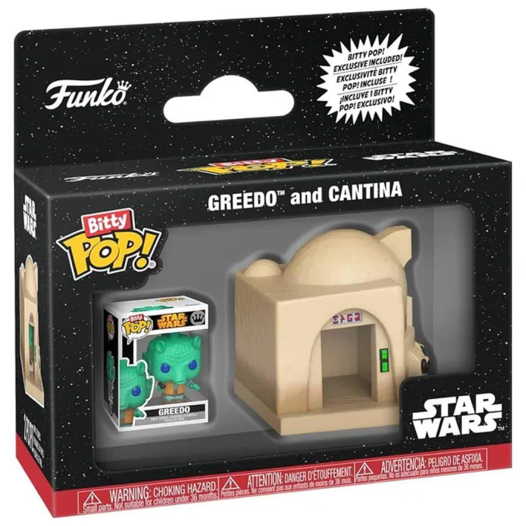 Funko Bitty Pop! Town Star Wars Cantina con Greedo, 9 cm Funko Bitty Pop! Town Star Wars Cantina con Greedo, 9 cm