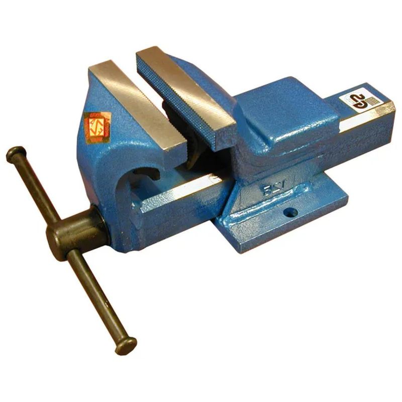 Tenax Morsa da Banco in Acciaio con Stringitubo, Ganasce da 125 mm