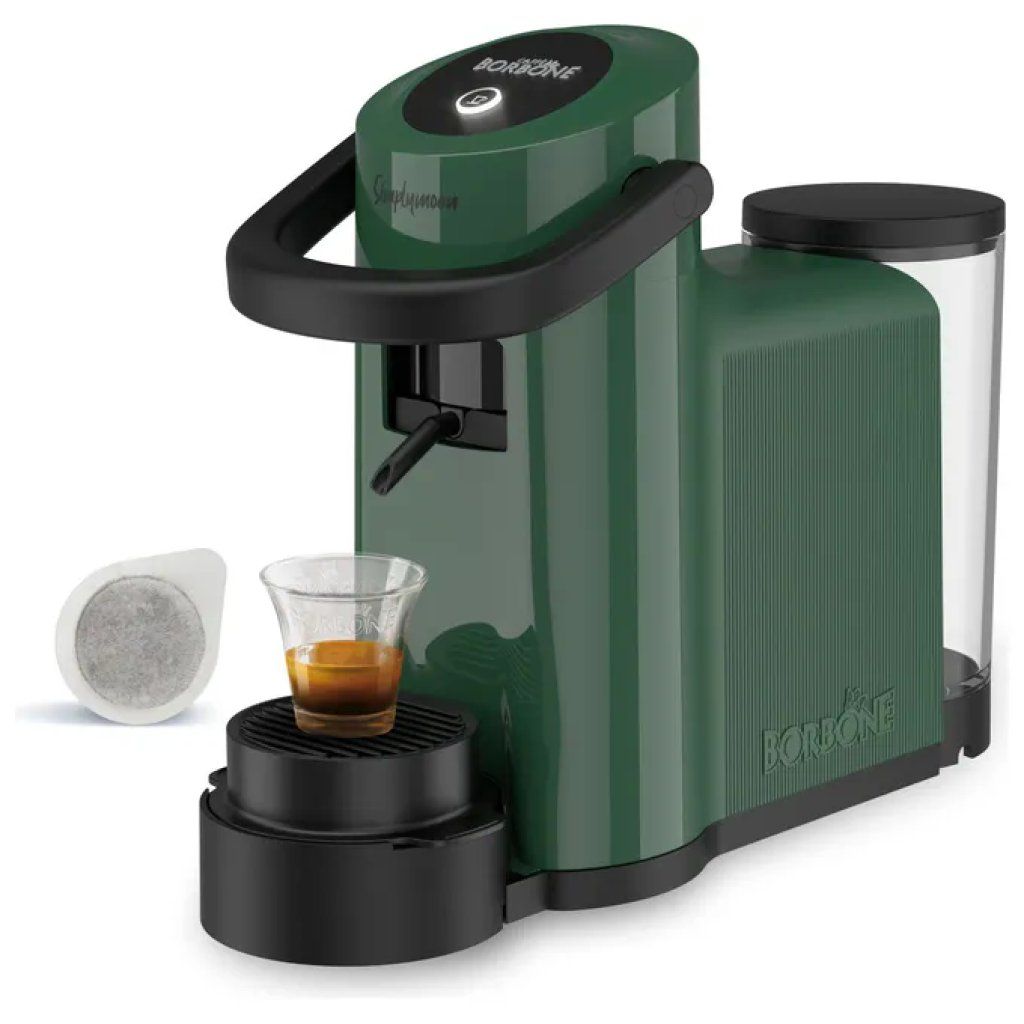 Caffè Borbone Simplymoon Macchina da Caffè a Cialde ESE 44 mm, 15 bar, Verde Caffè Borbone Simplymoon Macchina da Caffè a Cialde ESE 44 mm, 15 bar, Verde
