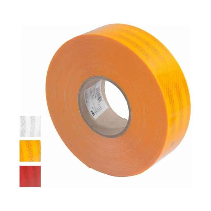 3M Diamond Grade 983-72 Nastro Catarifrangente Rosso 55 mm x 50 m