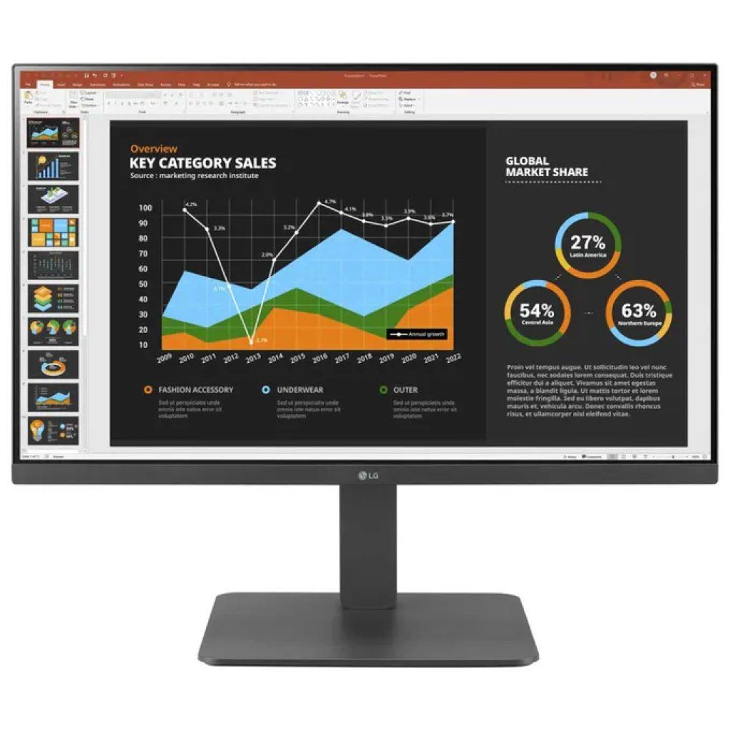 LG 24BR750E-A Monitor Desktop 23,8” Full HD