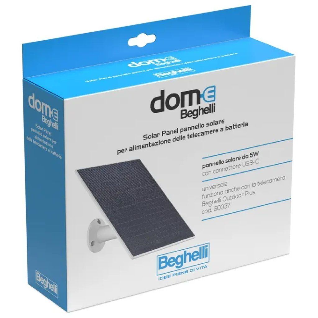 Beghelli Dom-e 60038 Pannello Solare USB-C 5 W