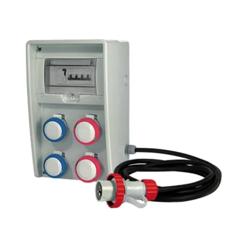 Fanton FME74321 Ulisse Quadro Elettrico da Cantiere IP65 con 4 Prese CEE e Cavo 4 m