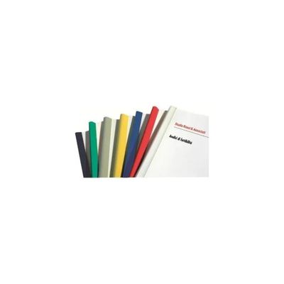 Fellowes D104BI Dorsini per Rilegatura A4, 4 mm, 25 Fogli, Bianchi, 50 Pezzi