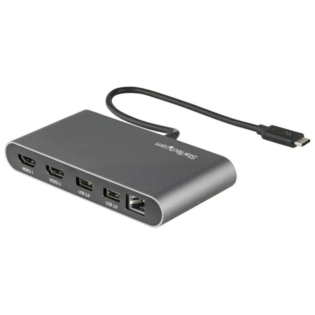 StarTech.com Mini Dock Thunderbolt 3 con doppia HDMI 4K