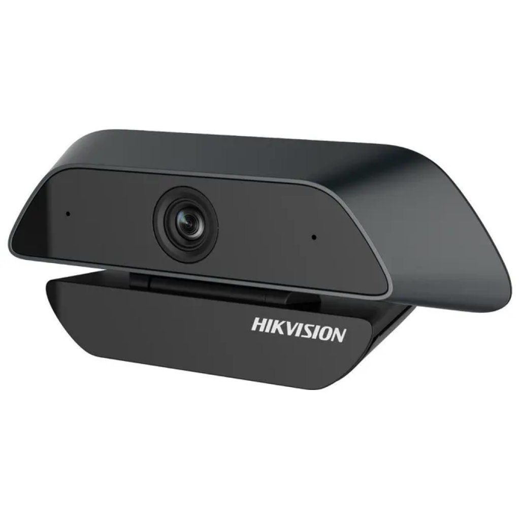 Hikvision DS-U12 Webcam Full HD 1080p con Microfono Integrato, USB 2.0, Nera