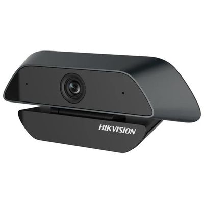 Hikvision DS-U12 Webcam Full HD 1080p con Microfono Integrato, USB 2.0, Nera
