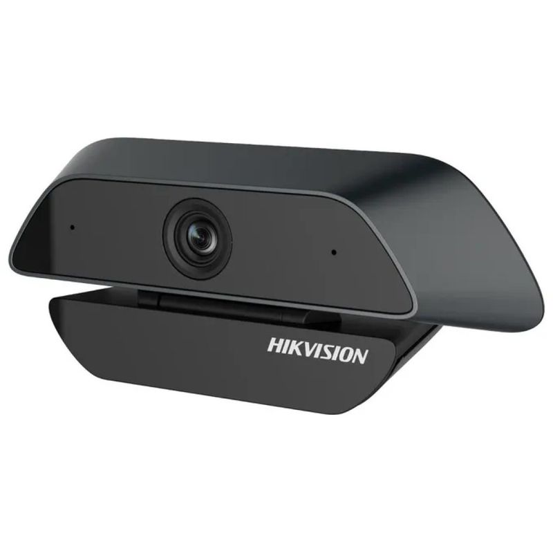 Hikvision DS-U12 Webcam Full HD 1080p con Microfono Integrato, USB 2.0, Nera