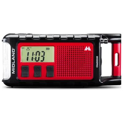 Midland ER300 Pro Radio d’emergenza con batteria da 10.000 mAh Midland ER300 Pro Radio d’emergenza con batteria da 10.000 mAh
