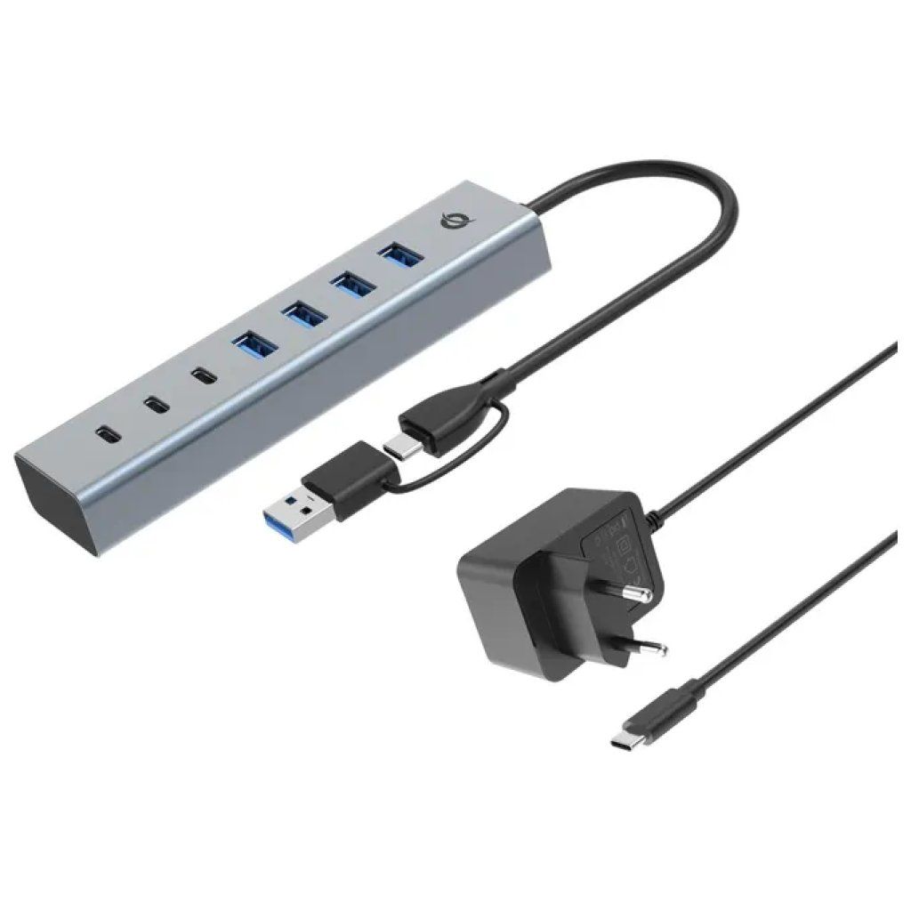 Conceptronic HUBBIES20GP Hub USB 7 porte USB-A e USB-C