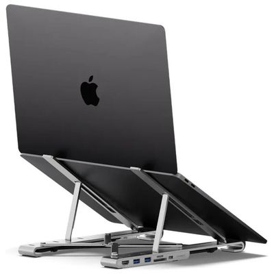 Cygnett Unite Hub USB-C 7 in 1 con Supporto Pieghevole per Laptop