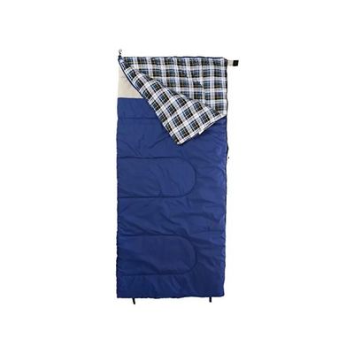 Ferrino Travel 026643 Sacco a Pelo Rettangolare Blu 200 × 90 cm