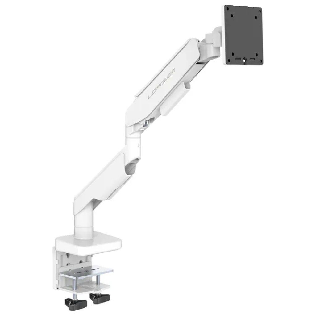 LC-Power LC-EQ-A49W Supporto TV a Parete Regolabile Bianco