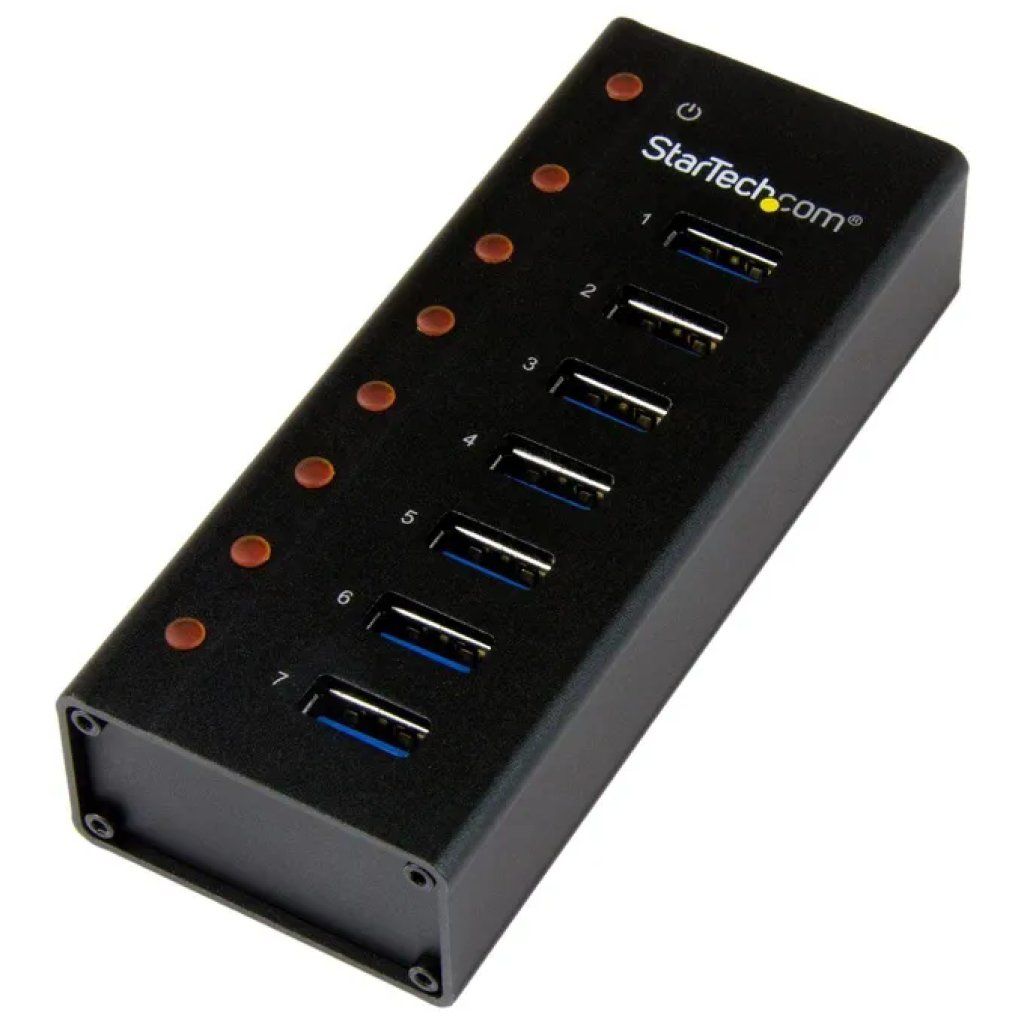 StarTech.com ST7300U3M Hub USB 3.0 a 7 porte con alimentatore