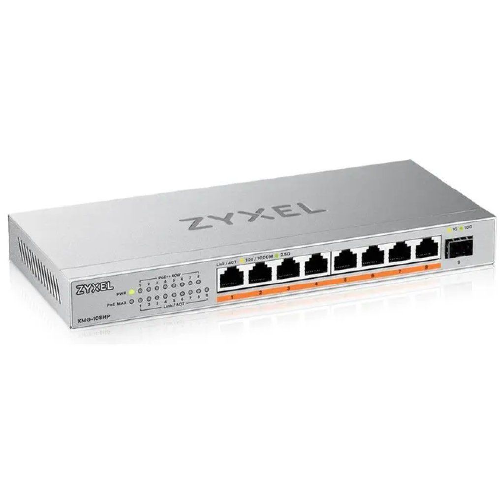 Zyxel XMG-108HP Switch 8 porte 2.5G PoE++ con uplink 10G SFP+