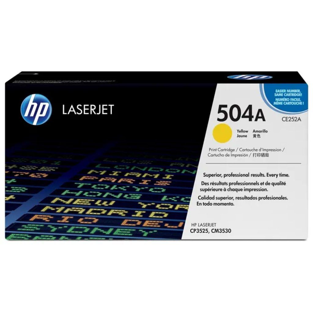 HP CE252A Toner Giallo Originale LaserJet 504A HP CE252A Toner Giallo Originale LaserJet 504A