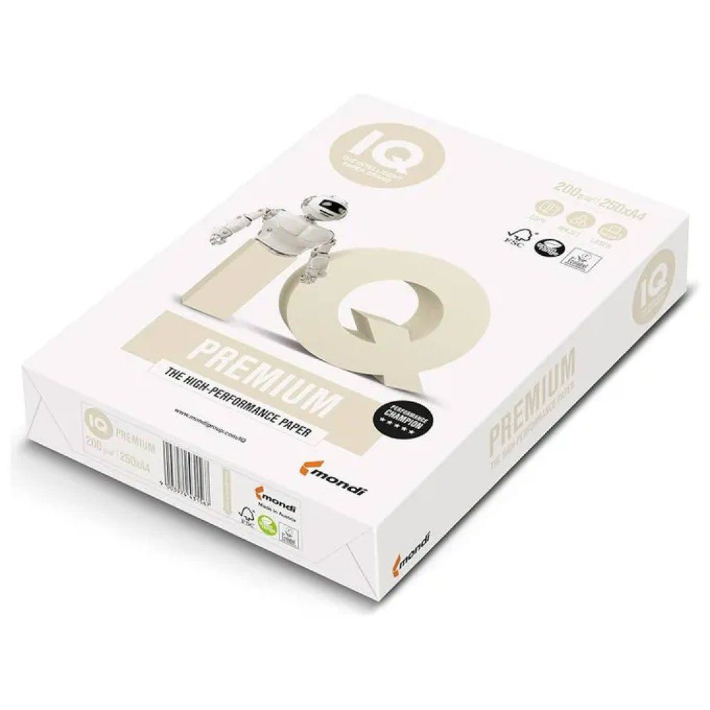 Mondi IQ Premium Carta A4 200 g/m², 250 fogli Mondi IQ Premium Carta A4 200 g/m², 250 fogli