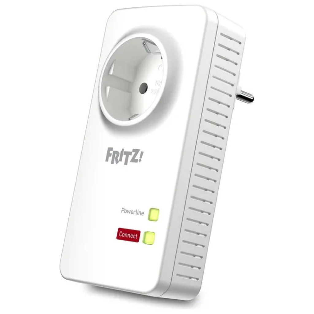 FRITZ! Powerline 1220E – Adattatore Powerline 1200 Mbit/s con 2 porte Gigabit LAN FRITZ! Powerline 1220E – Adattatore Powerline 1200 Mbit/s con 2 porte Gigabit LAN