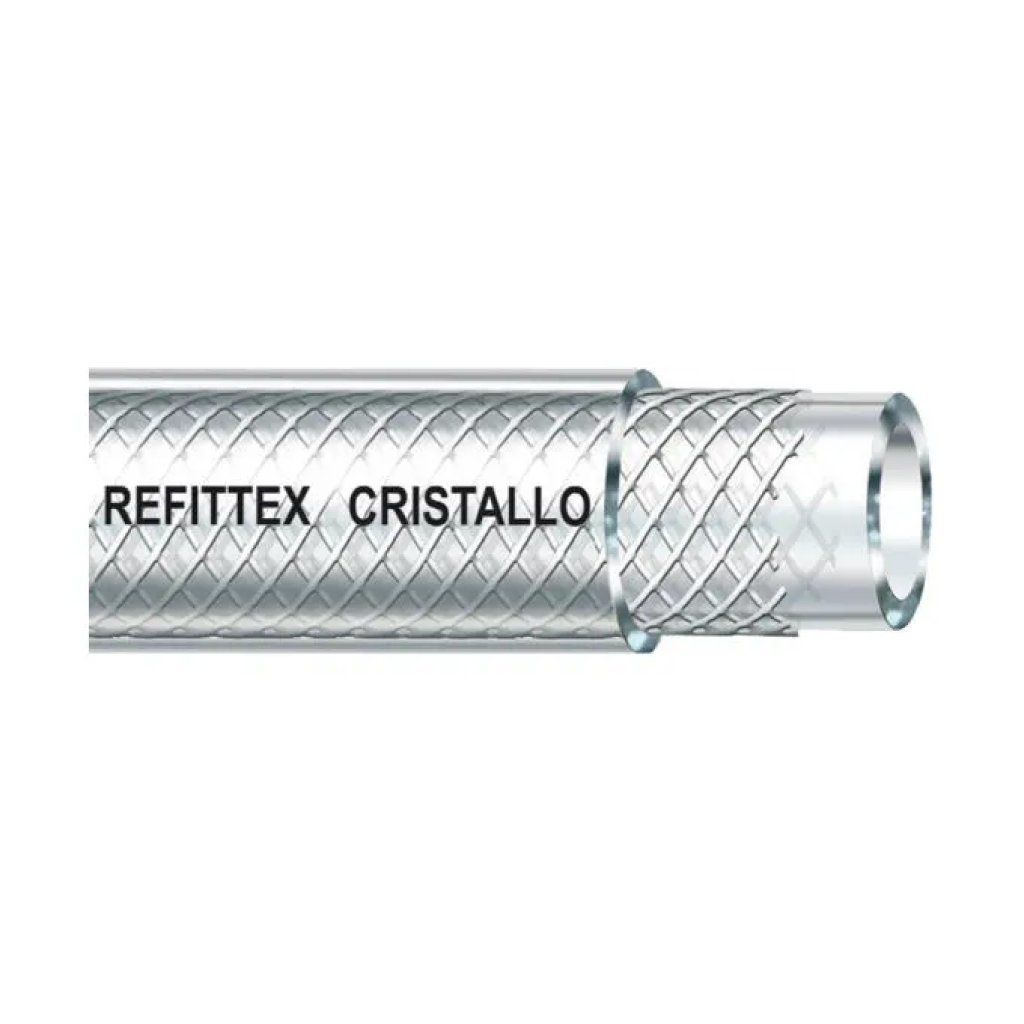FITT Tubo FITT Refittex Crystal in PVC trasparente, 25 m, 30/38 mm