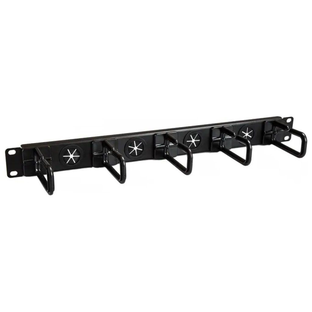 StarTech.com Pannello Gestione Cavi 1U per Rack 19" con 5 Ganci D-Ring