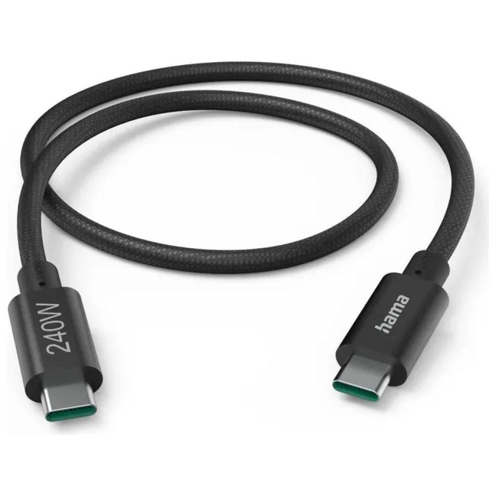 Hama 00200649 Cavo USB-C E-Marker 1,5 m Nero
