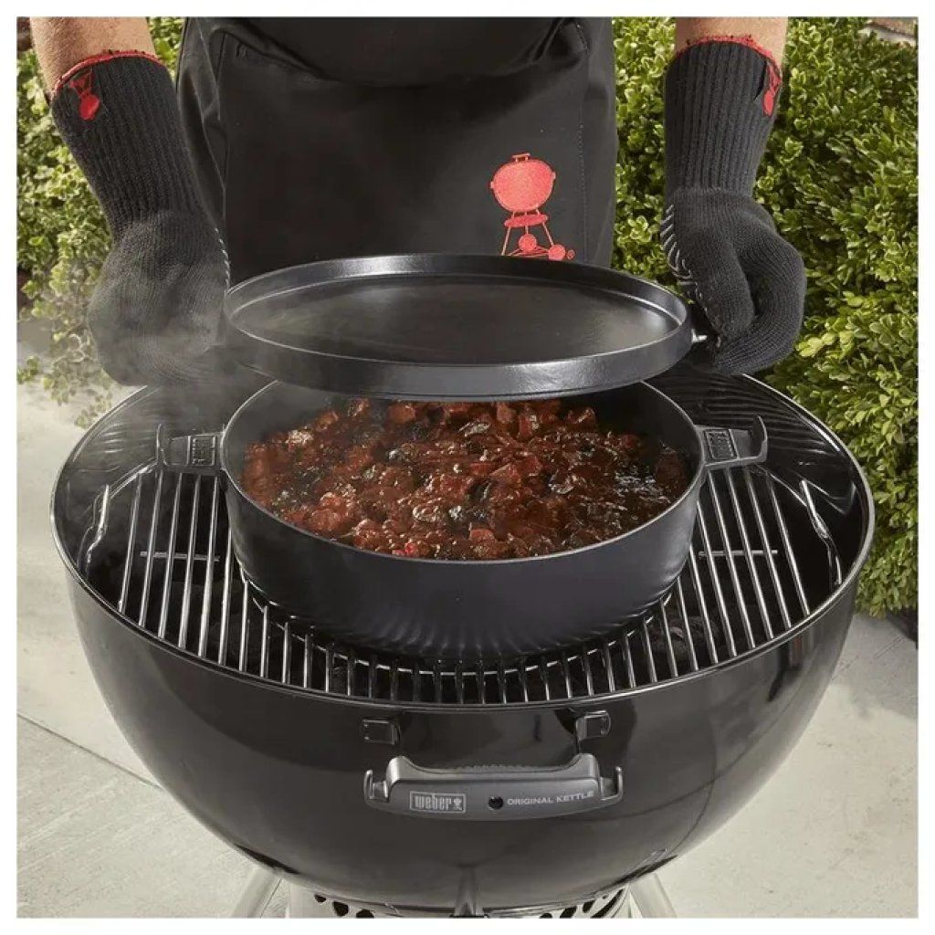 Weber 8857 Cocotte 2 in 1 in ghisa smaltata, 6,8 L