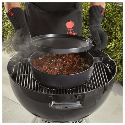 Weber 8857 Cocotte 2 in 1 in ghisa smaltata, 6,8 L