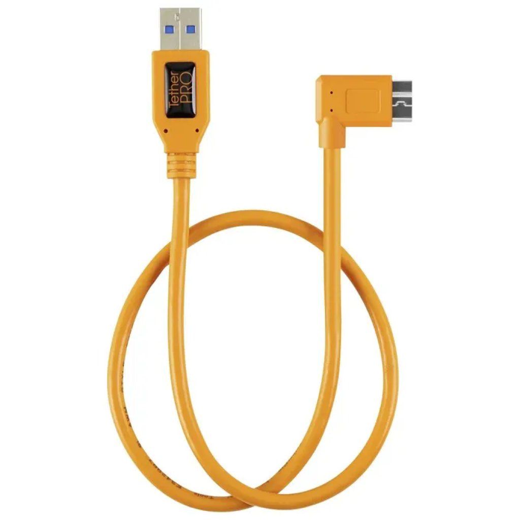 Tether Tools Adattatore USB 3.0 angolare Micro-B, 50 cm