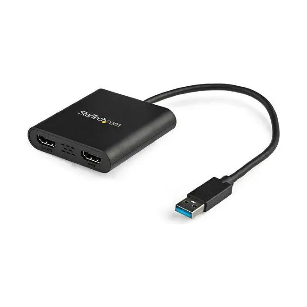 STARTECH.COM StarTech USB32HD2 Adattatore USB-A 3.0 a 2 HDMI, 4K 30 Hz e Full HD 60 Hz