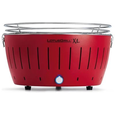 LotusGrill G435 U RD Barbecue Portatile Rosso, Griglia 40,5 cm