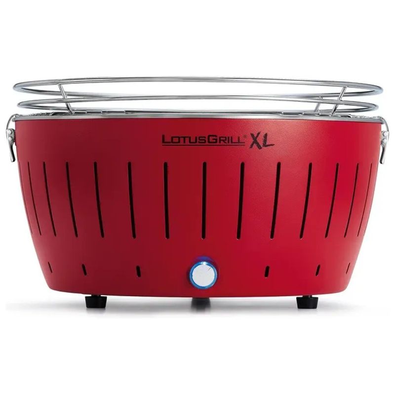 LotusGrill G435 U RD Barbecue Portatile Rosso, Griglia 40,5 cm