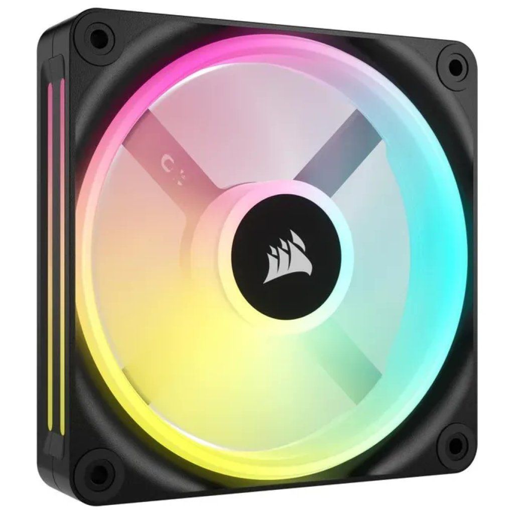 Corsair iCUE LINK QX120 RGB – Ventola PC 120 mm, 2400 RPM, Nera
